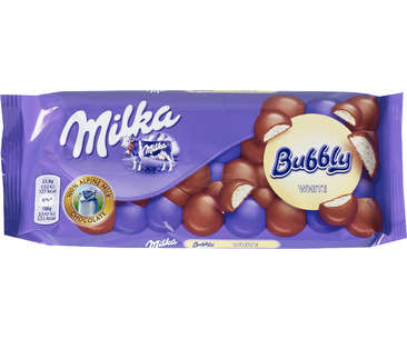 CIOCOLATA - MILKA CIOCOLATA BUBBLY WHITE 95G