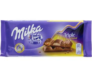 MILKA CIOCOLATA TRIPLE CARAMEL 90G [1]