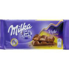 CIOCOLATA - MILKA CIOCOLATA TRIPLE CARAMEL 90G