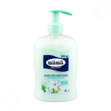Euro Discount - MILMIL SAPUN LICHID MOSC ALB 500ML