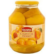 MUSTAR & SOIA & LEGUME CONSERVATE - OLYMPIA COMPOT PIERSICI JUMATATI DECOJITE 1680G(6)