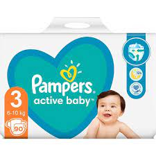 BEBELUSI - PAMPERS NR.3 GIANT PACK 6-10KG 90BUC