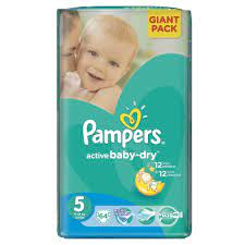 BEBELUSI - PAMPERS NR.5 11-18KG//11-16KG (64) GIANTS