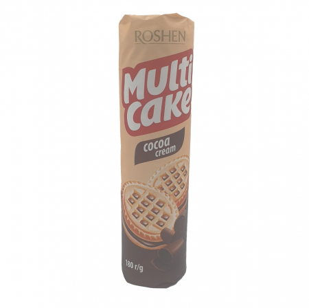 BISCUITI - ROSHEN BISCUITI MULTICAKE CU CACAO 180G(28)