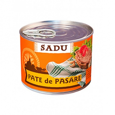PATEURI SI CONSERVE CARNE - PESTE - SADU PATE PASARE 200G(48)