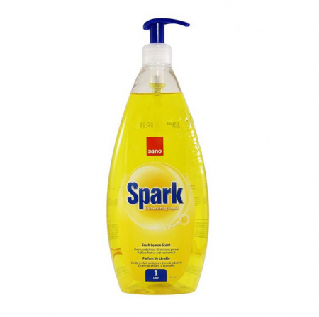 SPRAY - SANO SPARK DETERGENT VASE LEMON 1L