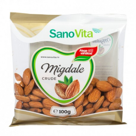 ALUNE & SEMINTE - SANO VITA MIGDALE CRUDE 100G(30)