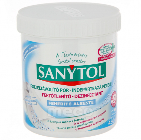 BALSAM RUFE - SANYTOL DEZINFETANT PUDRA RUFE ALBE 450G
