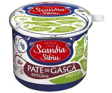 PATEURI SI CONSERVE CARNE - PESTE - SIBIU PATE GASCA INTEGRAL 200G