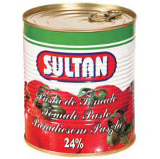 ALIMENTE DE BAZA CONSERVE SI CONDIMENTE - SULTAN PASTA TOMATE 24% 800G CUTIE