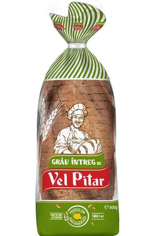 Fara Categorie - VEL PITAR PAINE GRAU INTREG 500G