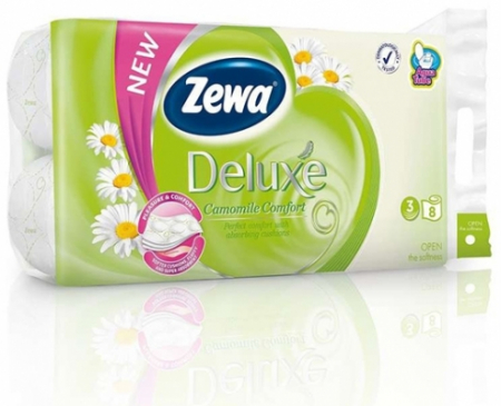 ZEWA DELUXE HARTIE IGIENICA MUSETEL 8/SET 3 STR [1]