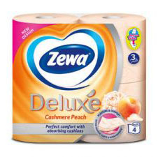HARTIE IGIENICA & SERVETELE - ZEWA HARTIE IGIENICA PIERSICA 3STR 4/SET