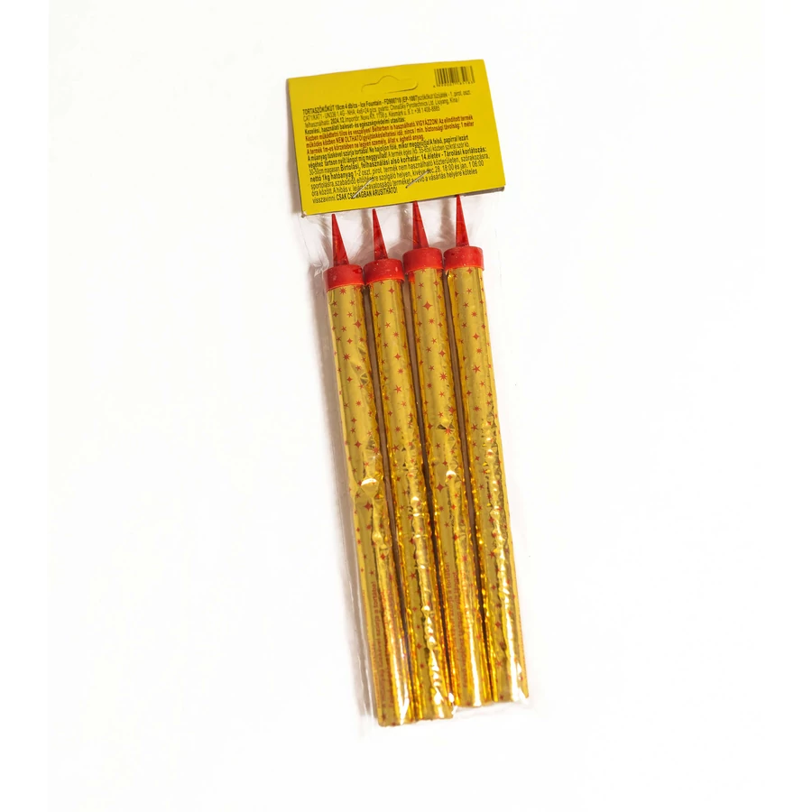 Articole de divertisment - Set 4 Artificii pentru tort 18 cm