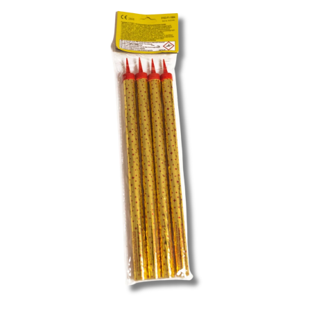 Articole de divertisment - Set 4 Artificii pentru tort 25 cm