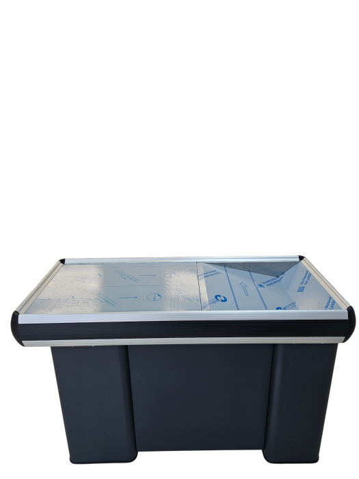 Masa L 130 cm pentru casa de marcat cu rama din aluminium Gri Antracit [6]