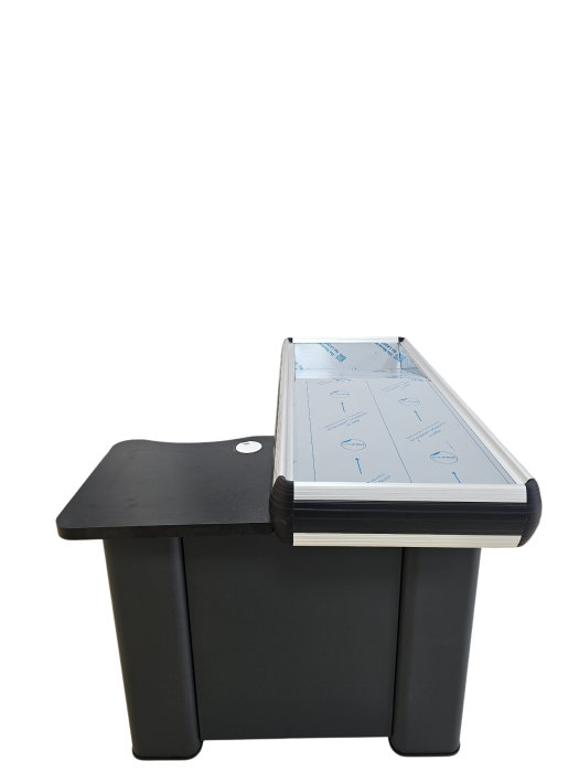 Masa L 130 cm pentru casa de marcat cu rama din aluminium Gri Antracit [5]