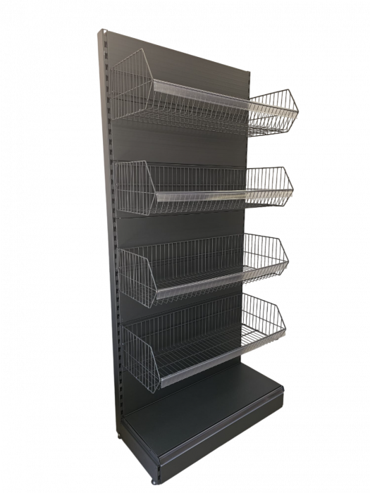 Raft de Panificatie cu 4 cosuri H:225 L:105 cm W:40 cm [4]