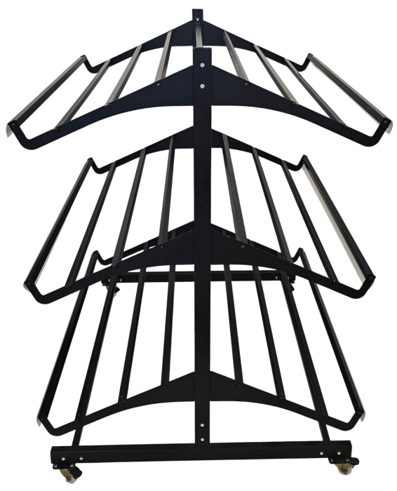 Raft Gondola de legume si fructe cu Roti H:180 L:130 cm W:120 cm [4]