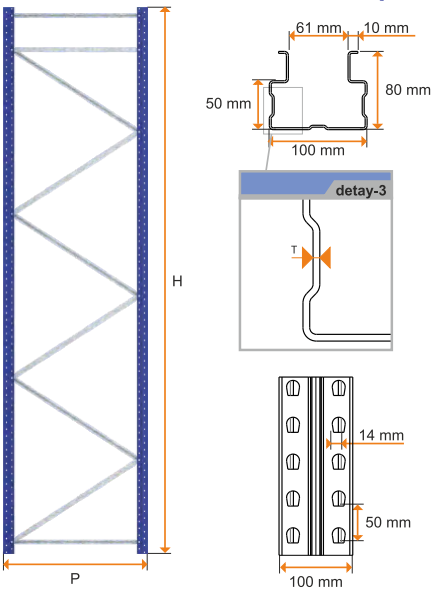 Raft Palet – H:200 cm x L:1130 cm x W:110 cm [8]