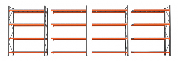 Raft semi-industriale - Inaltime: 250 cm, Lungime:126 cm,Adancime: 80 cm [4]
