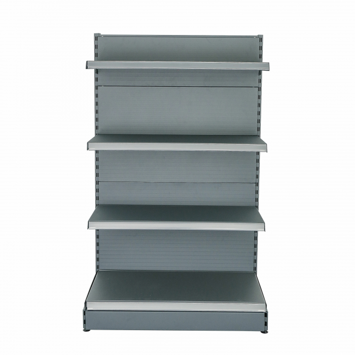 Rafturi de perete, inaltime 165 cm, Baza 40, Polite 40, Antracit [2]