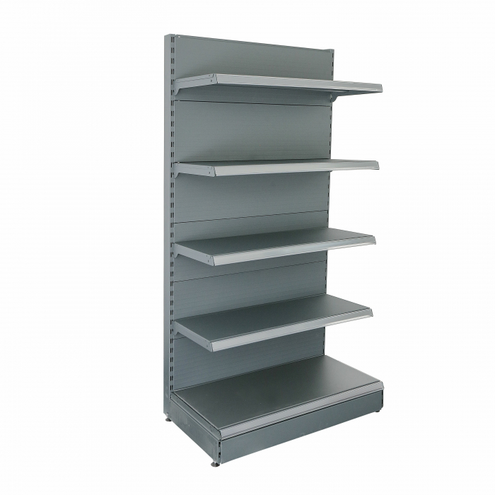 Rafturi de perete, inaltime 195 cm, Baza 50, Polite 40, Antracit [2]