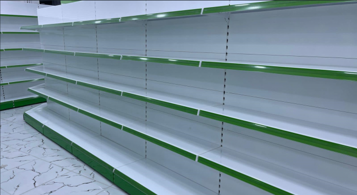 Rafturi de Perete  inaltime 200 cm,Baza 40 cm, Polite 40 cm Alb [4]