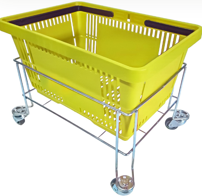 Suport pentru coș de mână cu roți [3]
