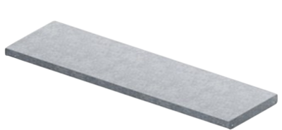 RAFTURI PENTRU PALETI - Polita raft industriale - Latime: 105 cm,Adancime: 30 cm