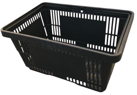 Coș de cumpărături – Negru (28 Lt) [1]