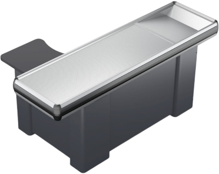 MESE PENTRU CASA DE MARCAT - Masa L 160 cm pentru casa de marcat cu rama din aluminium Gri Antracit