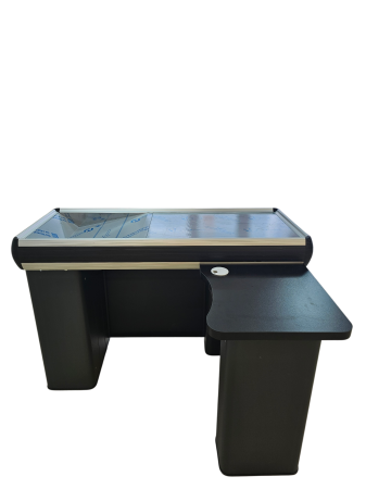 Masa L 130 cm pentru casa de marcat cu rama din aluminium Gri Antracit [6]