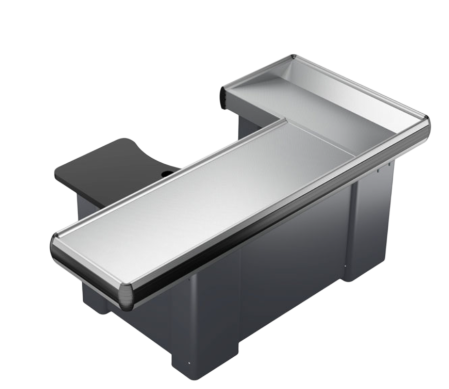 MESE PENTRU CASA DE MARCAT - Masa pentru casa de marcat U 180 CM,rama din aluminium,Stanga Gri Antracit