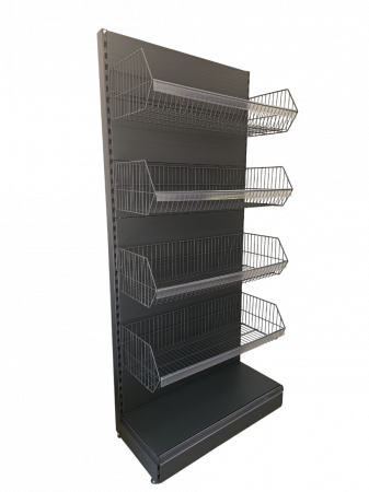 Raft de Panificatie cu 4 cosuri H:225 L:105 cm W:40 cm [3]