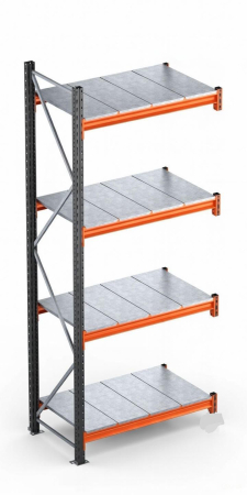 RAFTURI SEMI-INDIUSTRIALE - Raft Extensie, HxLxW:250x126x60 cm