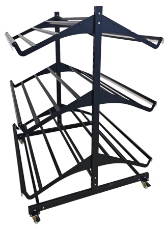 Raft Gondola de legume si fructe cu Roti H:180 L:130 cm W:120 cm [1]