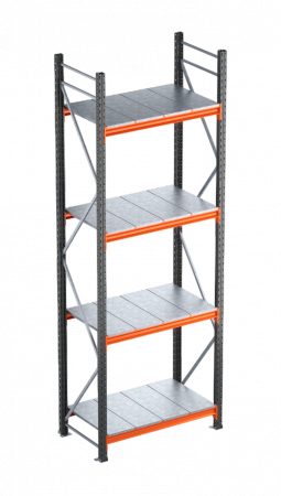 RAFTURI SEMI GRELE INDUSTRIALE - Raft semi-industriale - Inaltime: 300 cm, Lungime:126 cm,Adancime: 60 cm