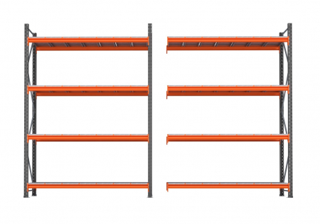 Raft semi-industriale - Inaltime: 200 cm, Lungime:126 cm,Adancime: 80 cm [4]