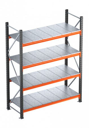 RAFTURI SEMI GRELE INDUSTRIALE - Raft semi-industriale - Inaltime: 200 cm, Lungime:186 cm,Adancime: 60 cm