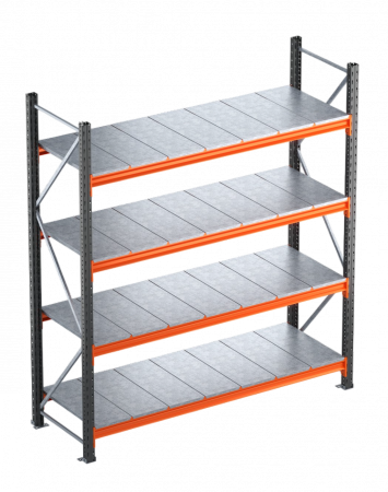 RAFTURI SEMI GRELE INDUSTRIALE - Raft semi-industriale - Inaltime: 200 cm, Lungime:216 cm,Adancime: 60 cm