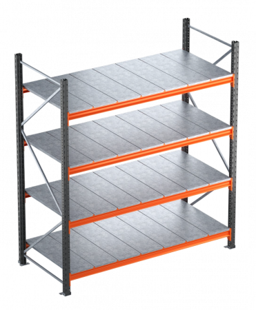 RAFTURI SEMI GRELE INDUSTRIALE - Raft semi-industriale - Inaltime: 200 cm, Lungime:216 cm,Adancime: 80 cm