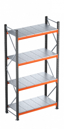 RAFTURI SEMI GRELE INDUSTRIALE - Raft semi-industriale - Inaltime: 250 cm, Lungime:156 cm,Adancime: 60 cm