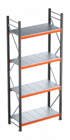 RAFTURI SEMI GRELE INDUSTRIALE - Raft semi-industriale - Inaltime: 300 cm, Lungime:156 cm,Adancime: 60 cm