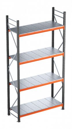 RAFTURI SEMI GRELE INDUSTRIALE - Raft semi-industriale - Inaltime: 300 cm, Lungime:186 cm,Adancime: 60 cm