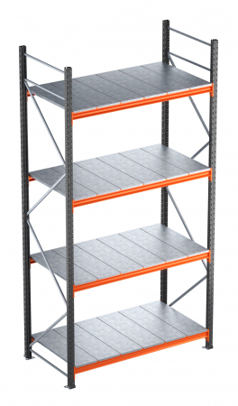 RAFTURI SEMI GRELE INDUSTRIALE - Raft semi-industriale - Inaltime: 300 cm, Lungime:186 cm,Adancime: 80 cm