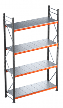 RAFTURI SEMI GRELE INDUSTRIALE - Raft semi-industriale - Inaltime: 300 cm, Lungime:216 cm,Adancime: 80 cm