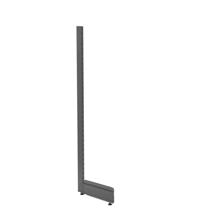 Rafturi de perete, inaltime 195 cm, Lungime 100 cm, Baza 40, Polite 40, Antracit [3]