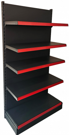 RAFTURI DE MAGAZIN - Rafturi de Perete inaltime 200 cm,Baza 40 cm, Polite 40 cm Antracit