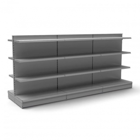 RAFTURI DE MAGAZIN - Rafturi Gondola, inaltime 140 cm,Lungime 303 cm Baza 40, Polite 40, Antracit